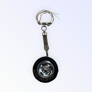 Dunlop Tire Company Tire Shaped Keychain VINTAGE‎